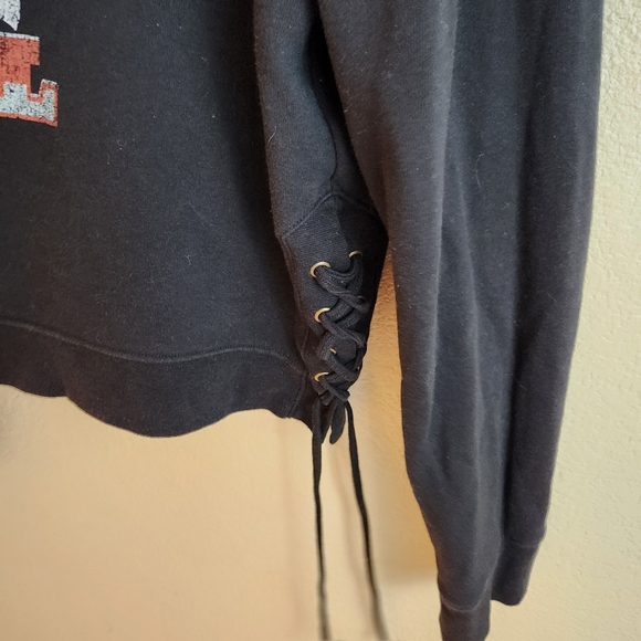 Shyanne Lace Graphic Namaste Long Sleeve Sweater Western Vintage Sweatshirt XXL - Picture 7 of 9